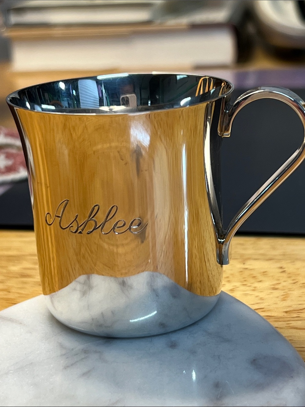 Tiffany & Co.  Sterling Silver Baby Cup , 107g/3.77oz “Ashlee”